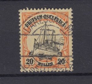 German East Africa 20pf Yacht Scott #26 Fine Used BP7501