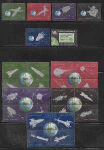 Cuba 858-883 Space set MNH Scott c.v. $32.50