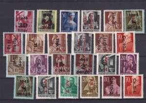 SA22b Hungary 1946 Overprinted and Surcharged mint stamps