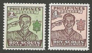 Philippines 528a-529a  Mint Complete  SC:$4.25