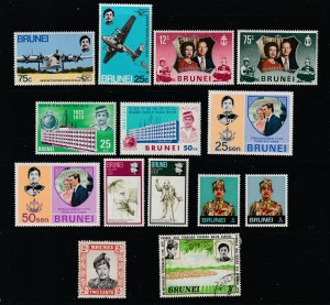 Brunei a small collection of mainly MNH moderns