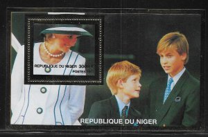 Niger Diana and William and Harry Gold s.s. 1997