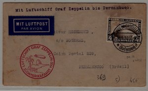 Germany/Brazil Zeppelin cover 18.5.30