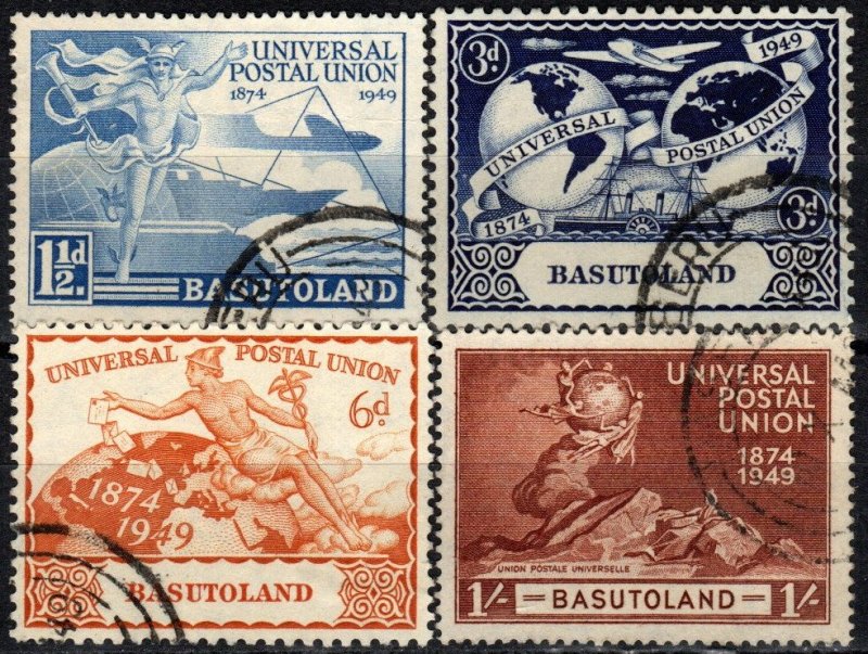 Basutoland #41-4   F-VF Used CV $10.00  (X1240)