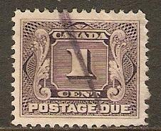 Canada 1906 Postage Due Scott J1 used