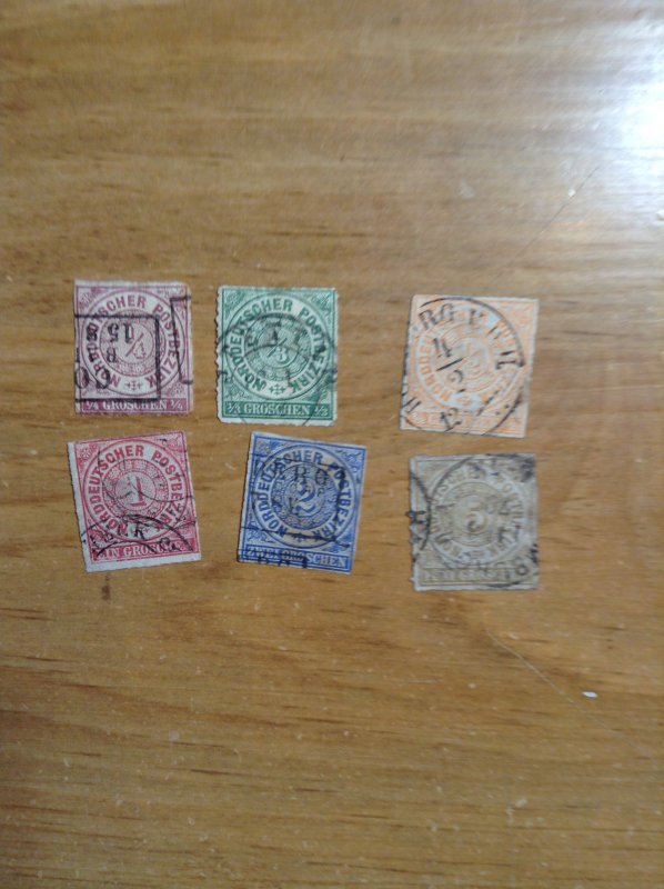 Germany  (North German Conf) SC #1-6  Used