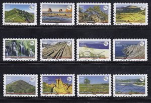 France 2021 Sc#6068-6079 Land of Tourism (2021) Used