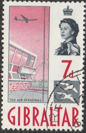 Gibralter, #154 Used From 1960
