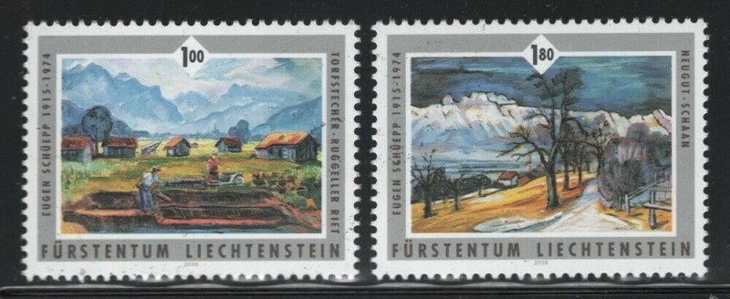 Liechtenstein 2006 Schuepp Paintings set Sc# 1343-44 NH