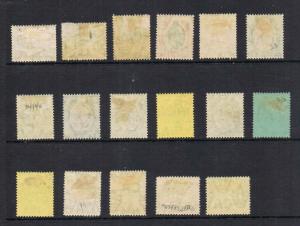 Malta 1904 Sc 28-45(37 missing )MH 