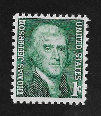 SC# 1278 - (1c) - Thomas Jefferson, MNH single