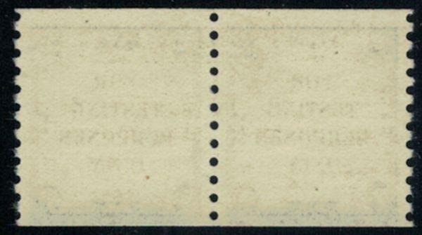 TD107 F/VF OG NH, Line Pair, Nice test stamp line pair ww1286