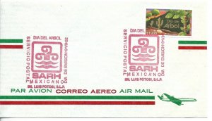 MEXICO 1992 FIRST DAY COVER DAY OF THE TREE FLORA NATURE CACTUS 1 VALUE ON FDC