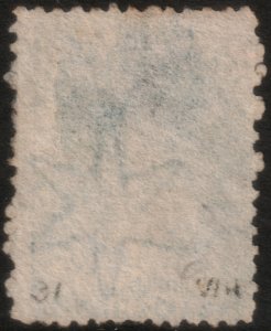 ✔️ NEW ZEALAND 1864/1871 - QUEEN VICTORIA PERF 12½ - SC. 32 (o)
