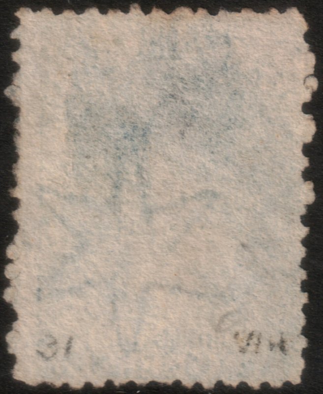 ✔️ NEW ZEALAND 1864/1871 - QUEEN VICTORIA PERF 12½ - SC. 32 (o)