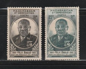 Malagasy Republic 259-260 Set MH Felix Eboue