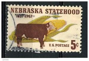 USA 1967 - Scott 1328 used - 5c, Nebraska Statehood 