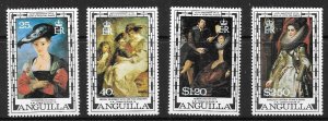 ANGUILLA SG303/6 1977 RUBENS MNH