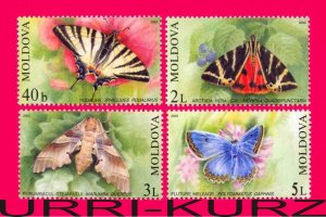 MOLDOVA 2003 Nature Fauna Insects Butterflies 4v Sc440-443 Mi459-462 MNH