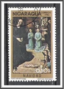 Nicaragua #1315 Christmas Paintings CTO NH