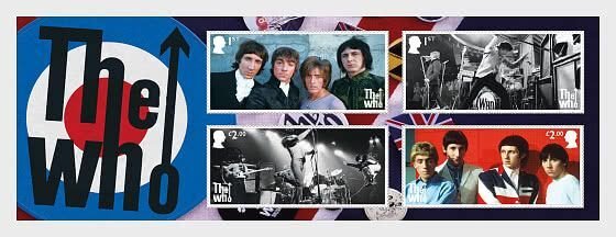 Stamps of Great Britain 2024 - Music Giants X - The Who - Miniature Sheet