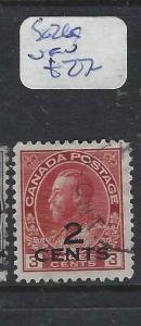 CANADA   (P3004B)  KGV 2C/3C  SG  265   VFU