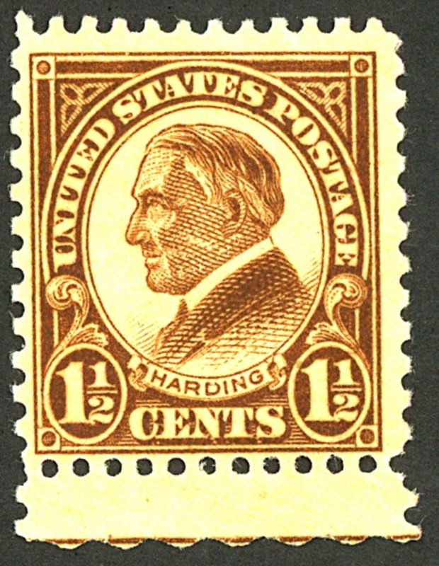 U.S. #633 MINT OG NH CREASES