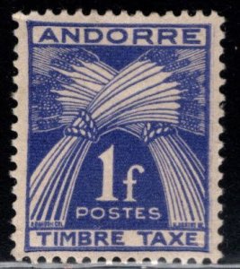 French Andorre Scott J33 MNH* Timbre-Taxe,  postage due stamp