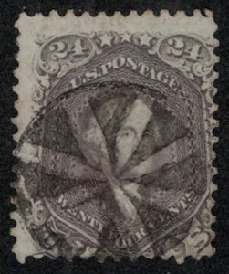 MALACK 78 Fine+, fancy cancel, nice! k2783