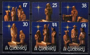 Guernsey 697-702 MNH Christmas Holy Family Shepherds ZAYIX 0524S0123M