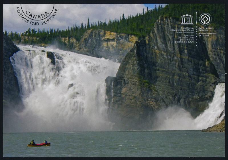 Canada UX373 Postcard MNH UNESCO, Nahanni National Park