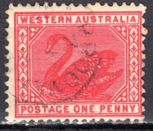 Australian States - Western Australia 1905; Sc. # 90; Used Single Stamp