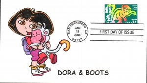 #3832 Year of the Monkey PMW FDC