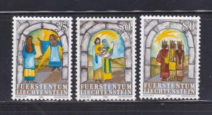 Liechtenstein 801-803 Set MHR Christmas