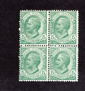 ITALY #94 BLOCK of 4 AVG/MNH ~JM-3597