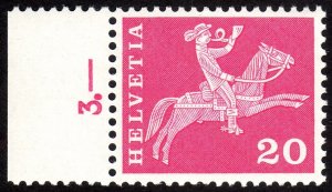 1960, Switzerland 20c, MNH, Sc 385