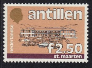 Netherlands Antilles #546 MNH 1986   Govt. building 2.50g