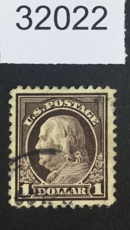 US STAMPS #518 VAR. FULL OFFSET USED LOT #32022