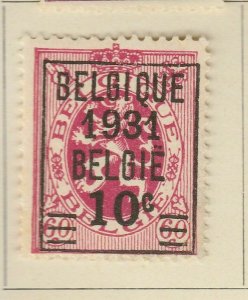 1931 A6P14F91 Belgium Surch 10c on 60c mh*-