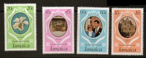 JAMAICA SG516/9 1981 ROYAL WEDDING MNH