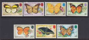 Antigua 387-93 Butterflies mnh