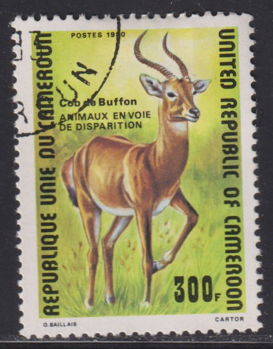 Cameroun 679 Buffon's Antelope 1980