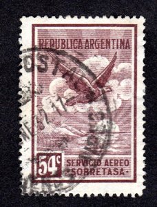 Argentina  Scott # C12  used  CV = $  2.25  Lot 1200505