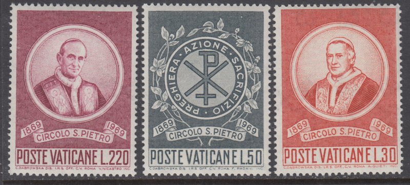 Vatican City 476-478 MNH VF