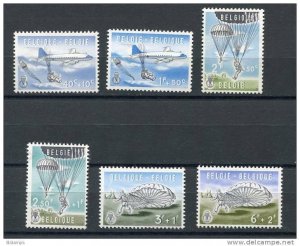 Belgium 1960 Sc B663-8 MNH