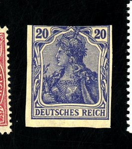 GERMANY #84C MINT FVF IMPERF NG HR  Cat  $625