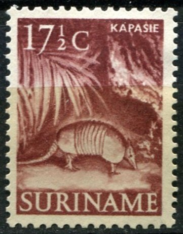 Suriname Sc#261 MH/Unused, 17½c red brn, Native life and fauna (1954)