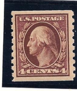 US #395 4-cent Washington MH