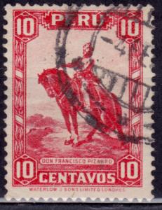 Peru, 1934, Pizarro, 10c, Scott# 319, used