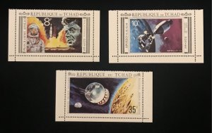 Chad 231A-C, MNH, complete set of 3